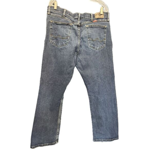 Wrangler Mens Dark Wash Straight Leg Jean - 38 x 30 - Picture 2 of 4